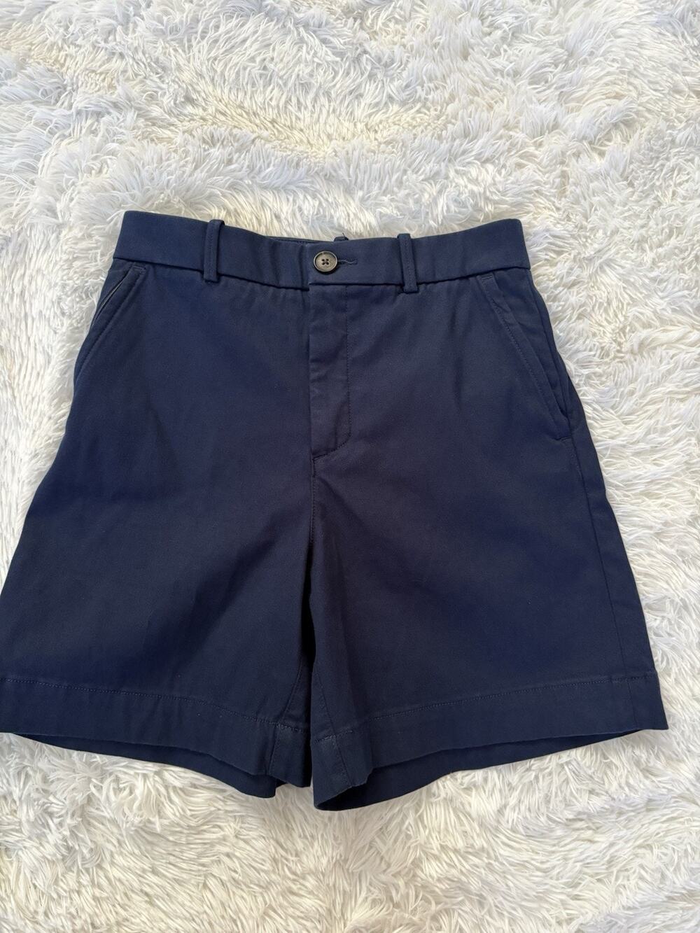 SPANX Navy High-Rise Tailored Women's Shorts